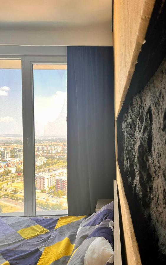 Alfred Sky Smart Apartment 29Th Spa Included Szkopje Kültér fotó