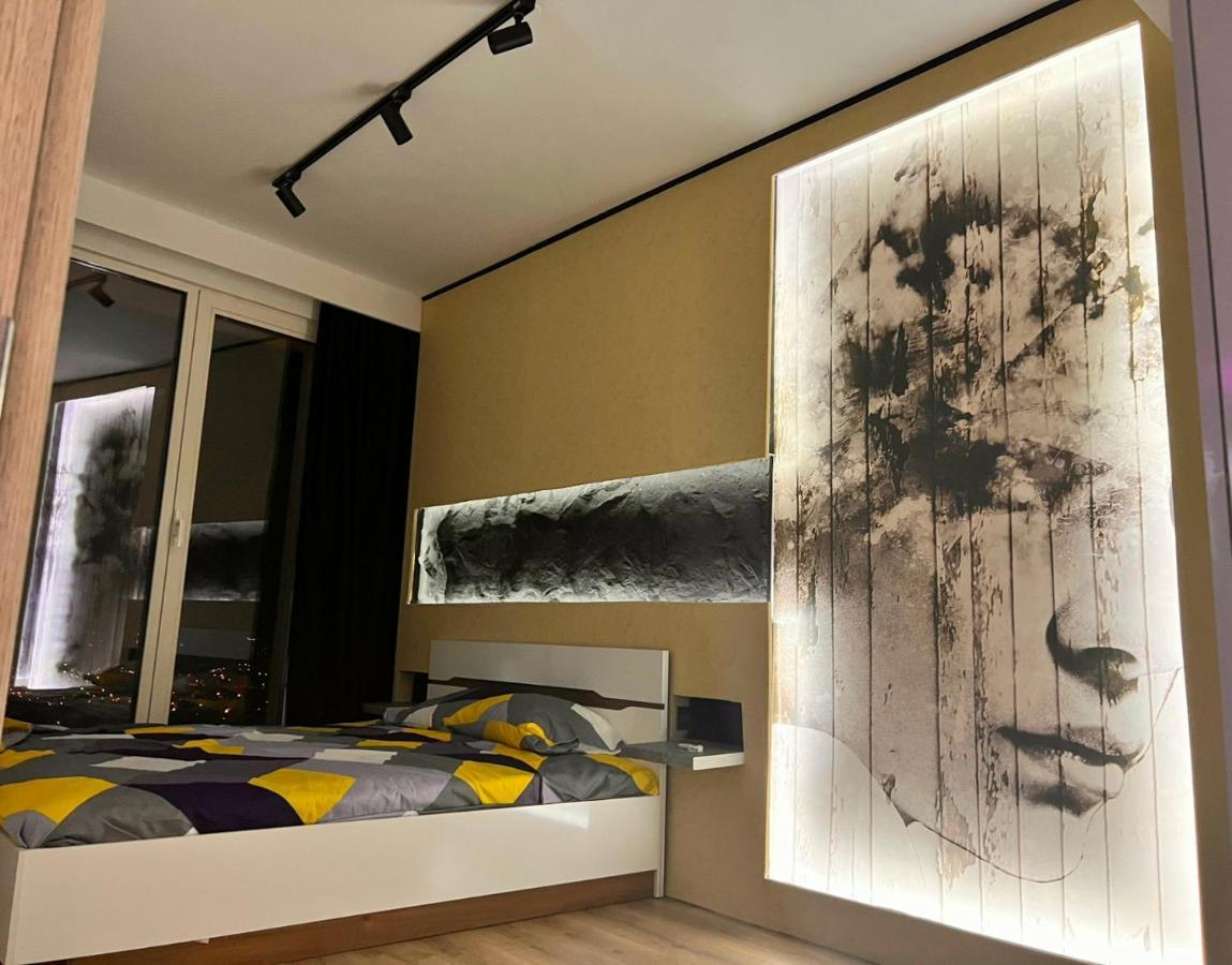 Alfred Sky Smart Apartment 29Th Spa Included Szkopje Kültér fotó