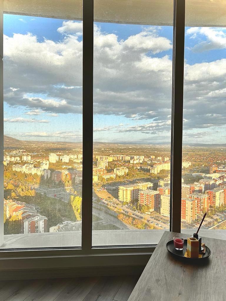 Alfred Sky Smart Apartment 29Th Spa Included Szkopje Kültér fotó