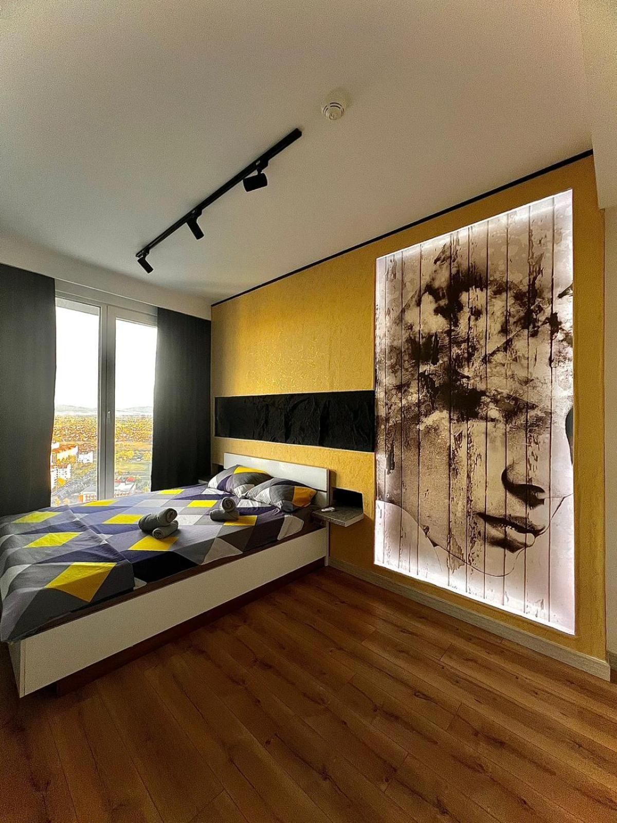 Alfred Sky Smart Apartment 29Th Spa Included Szkopje Kültér fotó